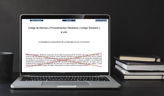 ¿Eliminación de un párrafo del Código de Normas y Procedimientos Tributarios?